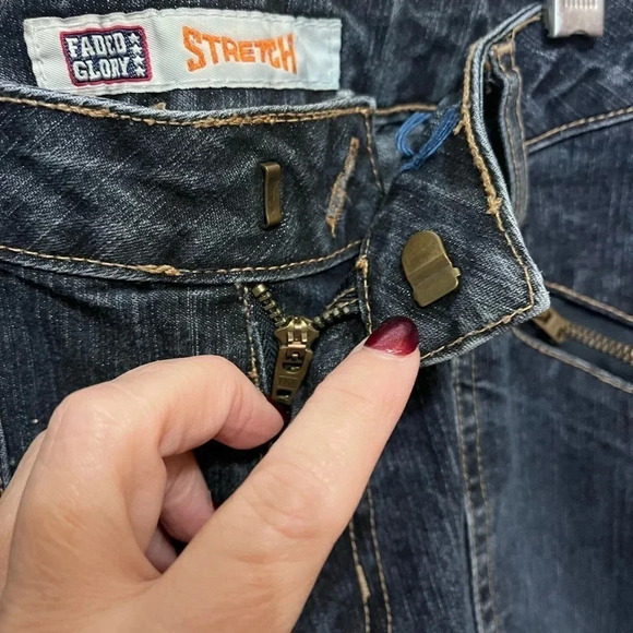 Faded Glory Stretch Boho Vibe Bootcut Jeans Size 8 - Picture 9 of 10